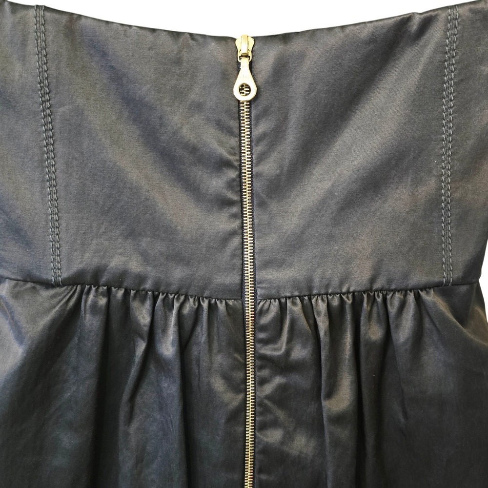 NWT Laila Azhar Navy Blue Strapless Empire Waist Pocket Dress Size 8 - Picture 6 of 10
